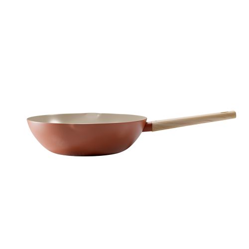 Wok Naturit Terracota 28